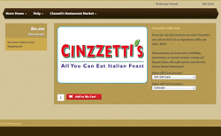 Cinzzetti's Gift Card Store